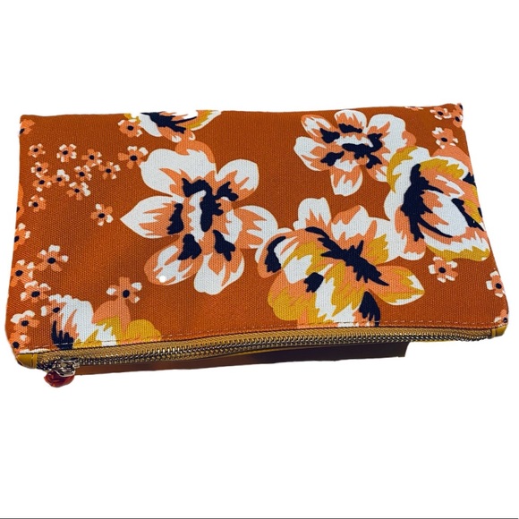 Never Used! Vintage Style Orange Rachel Pally Clutch Purse Handbag - Picture 1 of 4